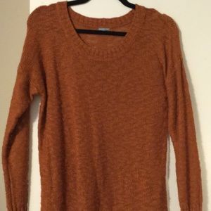 Burnt orange oversized sweater